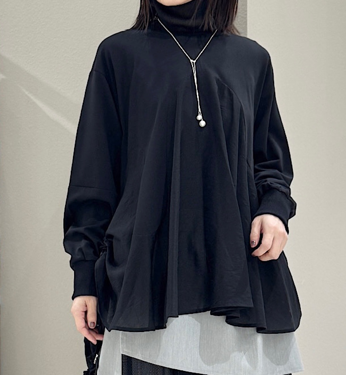 裾スピンドルドッキングカットソー