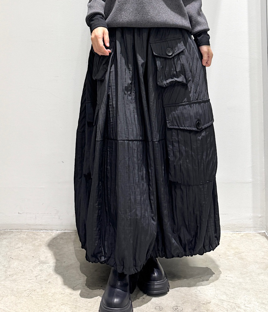 ビッグポケットバルーンスカート
