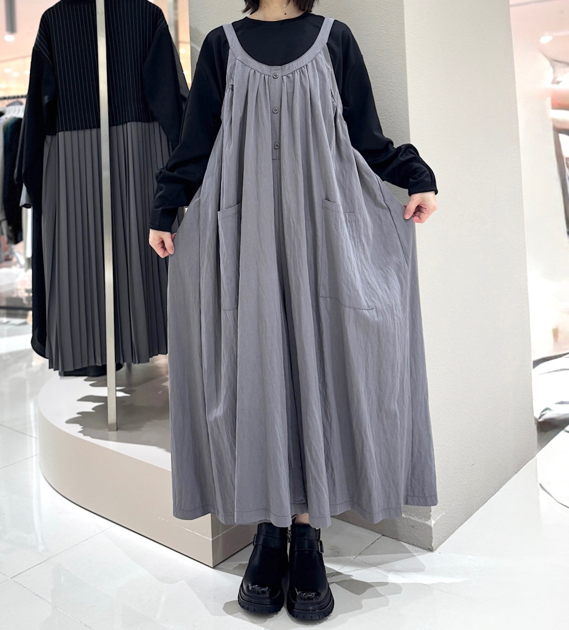 ワイドサロペット