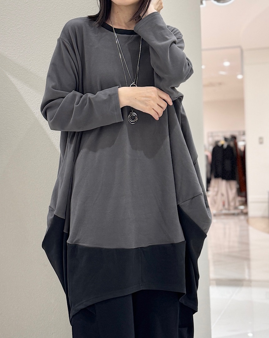 コクーンチュニックワンピース