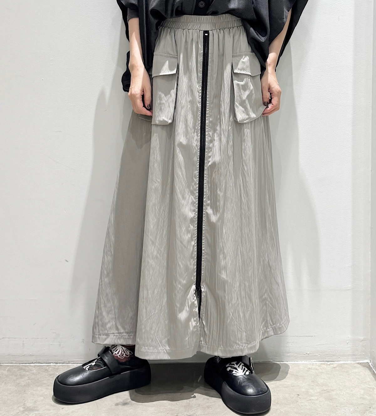 フロントジップ２WAYパンツ