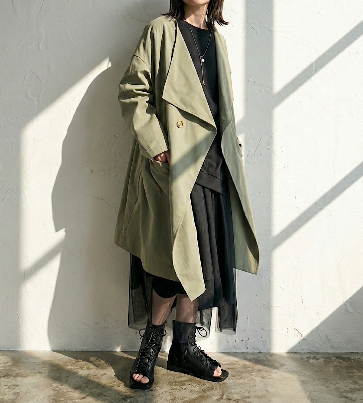 ビッグカラーコート