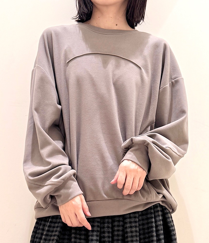 切替デザインカットソー