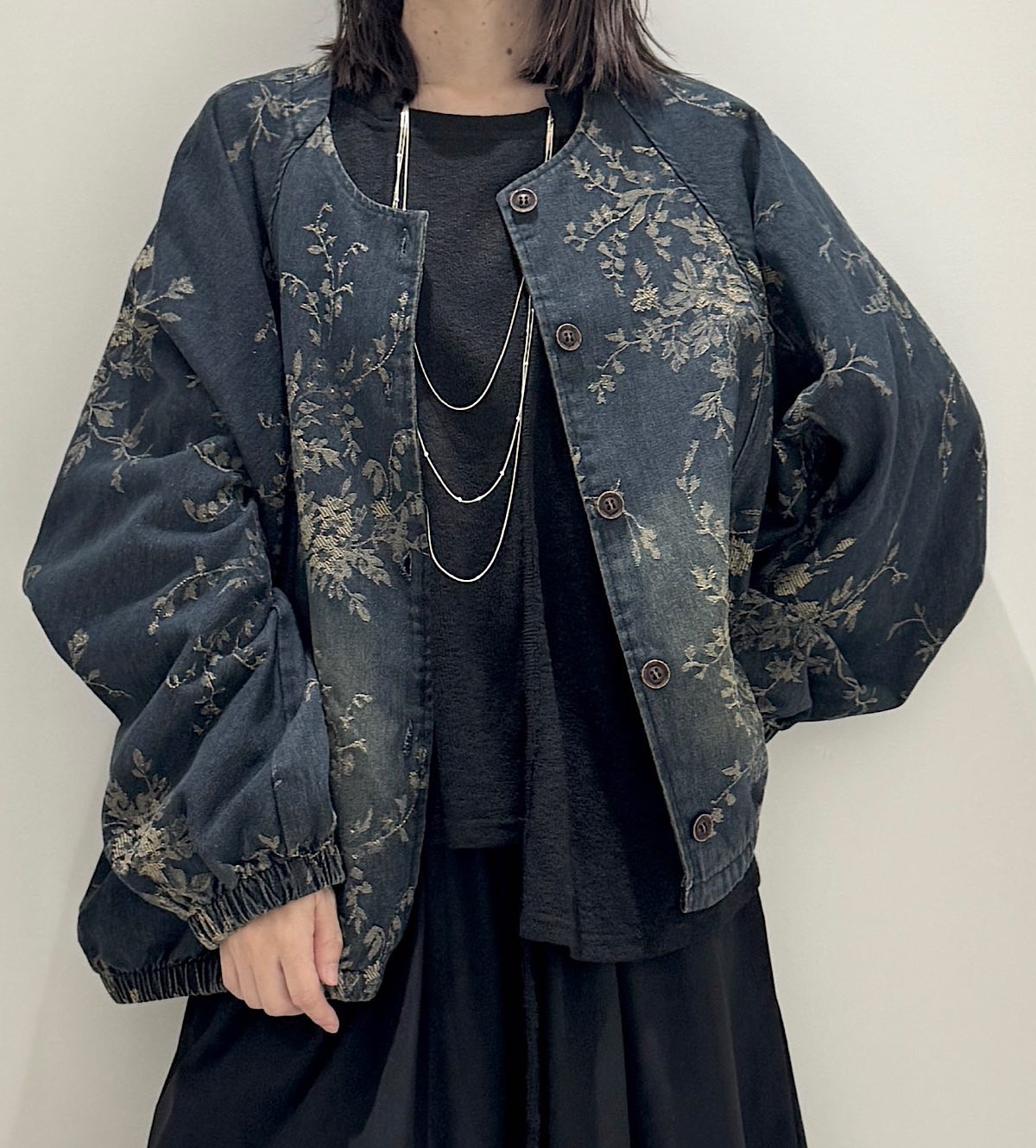 【予約商品】デニムジャガードジャケット